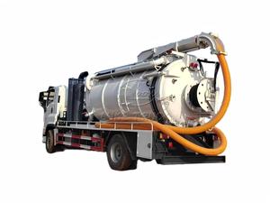 Prix du camion d'aspiration Isuzu avec pompe à vide MORO d'Italie, véhicule de transport de fosses septiques, hydro-excavatrices, fabricant de camions d'aspiration - Product Image 4