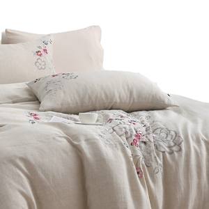 Juego de sábanas de lujo 100% cáñamo para hotel, ropa de cama blanca para el hogar y hotel, lino natural tejido, disponible en cualquier tamaño. - Product Image 5