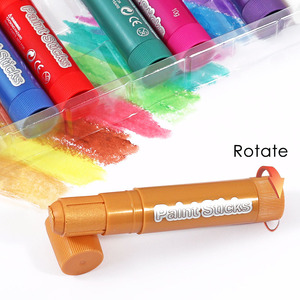 Lot de <span class=keywords><strong>crayons</strong></span> torsadables B2B, confortables à tenir, séchage rapide, 6/12 pigments métalliques, bâtons de peinture pour enfants pour projets scolaires - Product Image 3