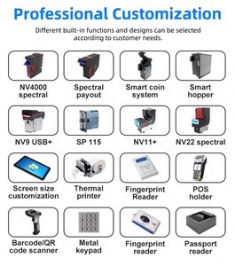 23.6/32'' Curved Screen <b>Printer</b> Kiosk Multi-function Self Service <b>Scanner</b> Kiosk A4 Pos Holder Self Service Kiosk in Restaurant - Product Image 4