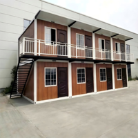 Unité d'habitation annexe avec maison conteneur ADU et conception de conteneur à masse thermique pour un espace de vie familial moderne et durable