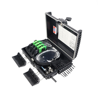 Caja de terminación/distribución de fibra óptica para exteriores Ftth 8 12 24 46 con divisor de caja de terminales Plc 1x16 Nap Box