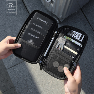 2025 tùy chỉnh RFID <span class=keywords><strong>Nylon</strong></span> tài liệu ví thiết kế mới cổ điển du lịch ngoài trời tổ chức chủ dây kéo dài đóng cửa cho hộ chiếu - Product Image 3