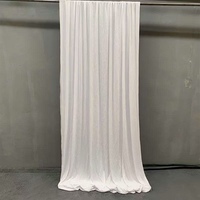 Panneau de fond de scène moderne et coloré en soie de lait extensible, rideaux à armatures pour décoration de mariage, événement, fête, scène - Vente en gros