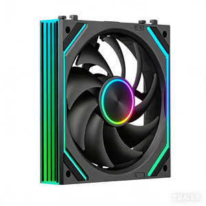 Ventilador de Refrigeración para PC Jungle Leopard V2SE 120mm ARGB, Rodamiento de Aceite, 55CFM, 30dBA, Giro Hacia Adelante/Atrás, Blanco y Negro - Product Image 2