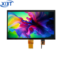 Écran LCD TFT XOT 10,1 pouces, résolution 1024*600, interface RGB&LVDS, panneau tactile CTP, rétroéclairage LED, luminosité 350 nits