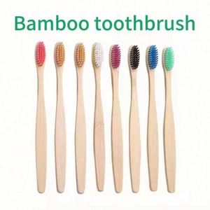 Wholesale 2024 Eco-Friendly Plastic Toothbrush Set with Nylon Cleaning <b>Brush</b> Handheld Design Kraft Packing - Product Image 4