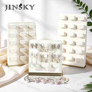 Expositor de Joyería de Microfibra de Lujo Ligero, Soporte para Pendientes y Collares para Tienda, Sala de Exhibición, Transmisión en Vivo, Accesorio para Sesión de Fotos - Product Image 2