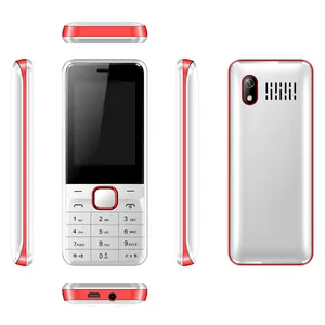 Giá thấp 1.77 inch Dual Sim thẻ lớn nút cao cấp Trung Quốc Điện thoại di động một máy ảnh OEM bàn phím tính năng điện thoại mg2401