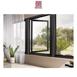 House Soundproof Double Glazed Insulated Energy Efficient Aluminum Casement Windows