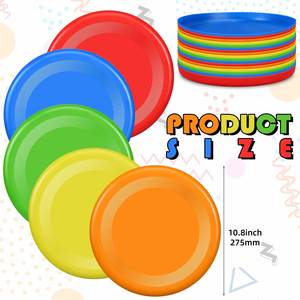Disque volant en PE personnalisé avec logo, coloré et écologique, pour jeux de plein air, d'extérieur, sur pelouse, pour l'apprentissage des enfants, des adultes et des animaux de compagnie - Product Image 3