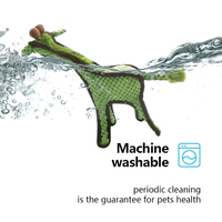 Jouet interactif pour chien en coton rembourré, girafe, jouet pour chien indestructible qui couine