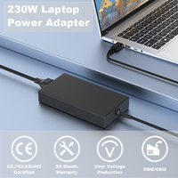 Adaptateur pour ordinateur portable d'origine authentique 230W 20V 11.5A 3 broches pour chargeur d'alimentation Chicony