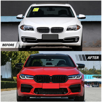 Kit carrosserie de conversion de pare-chocs avant style M5 sans découpe pour BMW Série 5 F10 F18 2011-2017 vers G30 2021-2023
