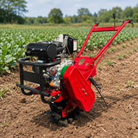 Motoculteur multifonctionnel diesel agricole, mini-tilleur rotatif, machine de micro-labourage pour la culture des terres