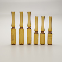 Ampoules en verre ambré transparent de 1 ml, 2 ml, 5 ml, 10 ml, flacons en verre