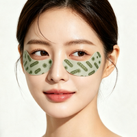 Emballage personnalisé, sachet individuel, gel hydratant doux pour les yeux, améliore l'apparence de la peau des yeux, masque pour les yeux en hydrogel