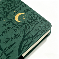 Carnet de notes A5 à couverture rigide, couverture en cuir PU personnalisée, carnet à points, planificateur, cadeau