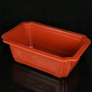 <b>Rectangular</b> Bonsai <b>Pot</b> Thickened Plastic Flowerpot Shallow Planting Home Garden Use Biodegradable Green Plants - Product Image 2
