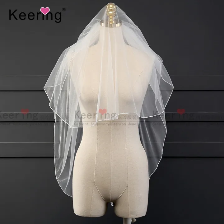 Wholesale Bridal Soft Tulle Veil Fabric Veil For Wedding Dress decoration WHDA-006