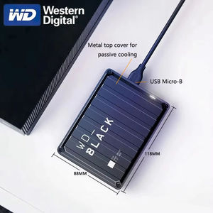 Disco Duro Externo Western Digital <span class=keywords><strong>WD</strong></span> Black P10 Game Drive de 5 TB, 4 TB, 2 TB, Disco Duro Móvil HDD de 2.5 Pulgadas, Compatible con PS4, PS5, One, PC, Mac - Product Image 2