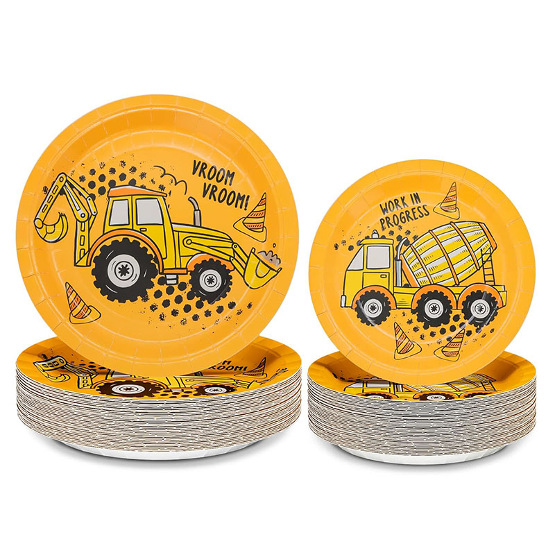 High Quality Fully Eco-Friendly 100% Biodegradable Disposable Food Grade Paper Tray Full-Color Printing Plates Bowls Recycled