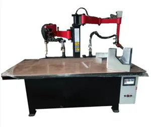 Medium frequency Aluminum plate spot welding machine with Two welding guns