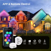 Contrôleur de bande LED RGB RGBW intelligent WiFi UFO DC12-48V, variateur d'intensité, télécommande, application mobile, compatible Alexa et Google, portée de 30 m