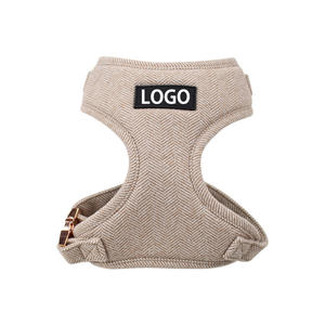 Customized <b>Dog</b> <b>Harness</b> Collar with Reflective Bow Tie Poop Bag Hot Selling Fashion Style Made From Durable Polyester - Product Image 1