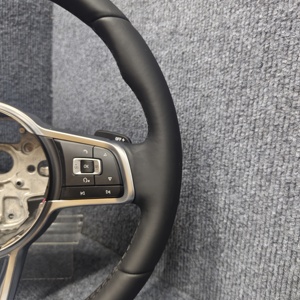 Volante <span class=keywords><strong>de</strong></span> cuero para Volkswagen CC MAGOTAN VW Golf 6 Golf 7 R <span class=keywords><strong>MK6</strong></span> MK7 MK7.5 Polo Tiguan Passat GTl, volante <span class=keywords><strong>de</strong></span> coche - Product Image 3