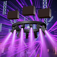 Luz de Anillo LED Móvil de 800W con Elevación de 5-8m, DMX512, Artnet, Strobe Wash para Conciertos, Escenarios, DJ, Fiestas, Eventos, Discotecas y Banquetes