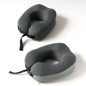 Almohada de Viaje Ergonómica de Espuma Viscoelástica en Forma de U con Soporte para <span class=keywords><strong>el</strong></span> Cuello, Tejido Suave y Transpirable para un Viaje Cómodo en Avión o <span class=keywords><strong>Tren</strong></span> - Product Image 4
