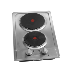 Placa de Cocina Eléctrica Integrada de Acero Inoxidable de <span class=keywords><strong>2</strong></span> Quemadores con Encendido Electrónico, Eficiente Energéticamente para Uso en Autocaravanas y Casas con Gas o Batería - Product Image 5
