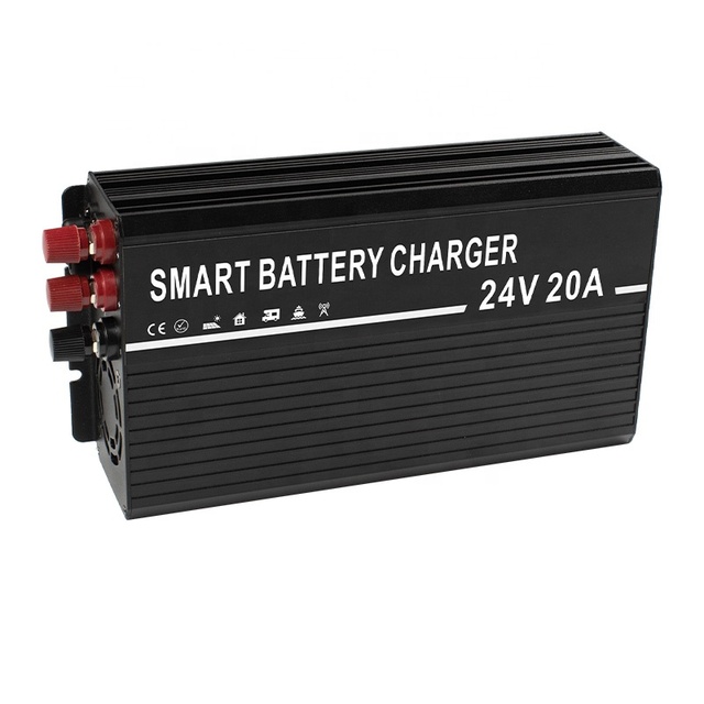 Smart Charger 12v 24v 48v 10a 20a 30a 40a Battery Charger for Lithium Battery