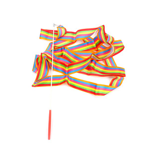 Rhythmic <b>Gymnastics</b> <b>Ribbon</b> 4-Meter Satin Unisex Dance Prop Professional Training - Product Image 3