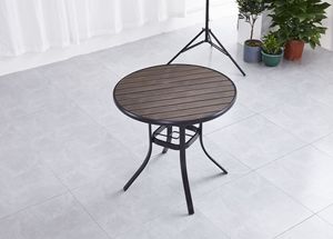 Ensemble de chaises de <span class=keywords><strong>table</strong></span> de <span class=keywords><strong>jardin</strong></span> portable de haute qualité <span class=keywords><strong>Table</strong></span> basse de patio <span class=keywords><strong>ronde</strong></span> moderne salle à manger en plastique d'extérieur avec un design en métal élégant - Product Image 2