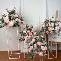 Couronnes et plantes artificielles décoratives de 60 cm pour mariage, boules de fleurs, centres de table pour la décoration de mariage