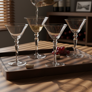 Verres à <span class=keywords><strong>martini</strong></span> soufflés à la main avec pied torsadé, en cristal transparent, pour bar, fête, maison, boisson - Product Image 1
