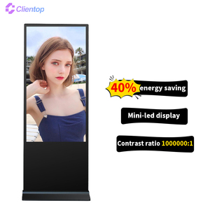 <span class=keywords><strong>Kiosque</strong></span> Totem à écran tactile LCD de 55 pouces, avec rétroéclairage dynamique Mini LED, économie d'énergie de 40%, pour magasin, exposition médicale - Product Image 1