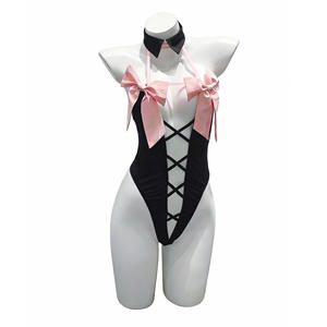 ชุดคอสเพลย์กระต่ายเซ็กซี่ ชุดชั้นในลูกไม้สายไขว้ ชุดวันพีซยั่วยวนใจ ชุดชั้นในเซ็กซี่สำหรับผู้หญิง - Product Image 5