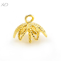 H. XD E037 — accessoires perles en argent sterling 925, demi-trou, accessoires, pendentif, porte-boucles d'oreille