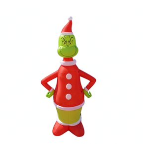Outdoor Big Christmas Santa Claus <strong>Inflatable</strong> Decoration <strong>Grinch</strong> <strong>Inflatable</strong> - Product Image 1