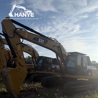 Excavatrice sur chenilles Caterpillar 323D d'occasion, bon état, faible nombre d'heures de fonctionnement, moteur et pompe inclus, modèle 2013, 23 tonnes