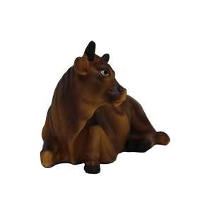 Figurine de Noël ZICOM, bœuf de la crèche, 11 cm, origine Allemagne, hauteur environ. Modèle 9069-K001-6 de 6,5 cm - Product Image 2