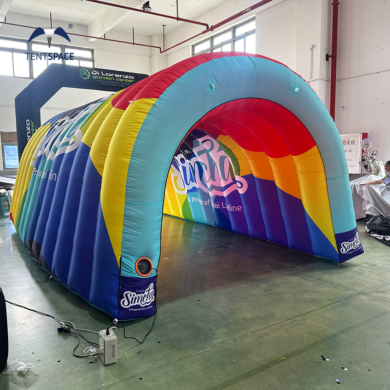 TENTSPACE Custom Amusement Inflatable Tunnel Outdoor