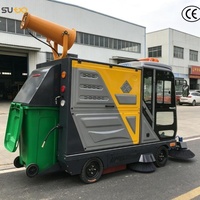 Balayeuse électrique SW-BR 230/240 R 4W à cabine fermée avec système anti-poussière pour autoroutes et voirie