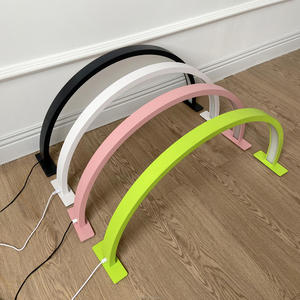 Vẻ Đẹp 75Cm Anh Cắm Màu Xanh Lá Cây Vàng Hồng Nửa Mặt Trăng LED Ánh Sáng Móng Tay Bảng Đèn Nửa Mặt Trăng Đèn - Product Image 3