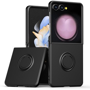 Confortevole custodia in Silicone liquido per <span class=keywords><strong>Samsung</strong></span> Z Flip 7 anello porta cellulare pieghevole custodia per Galaxy Z Flip 7 custodie - Product Image 3