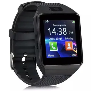 Reloj inteligente DZ09 para hombre y mujer, dispositivo con Monitor de ritmo cardíaco, contador de pasos, 2G, ranura para tarjeta Sim y cámara, Android