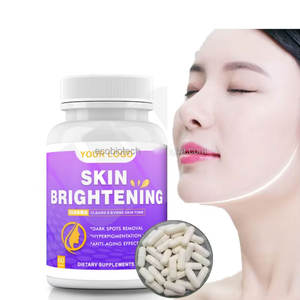 Cápsulas OEM para Aclarar la Piel, Productos para el Cuidado de la Piel, Vitamina C, Colágeno, Vitamina <span class=keywords><strong>E</strong></span>, Suplementos Blanqueadores, Cápsulas para Aclarar la Piel - Product Image 1